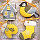 Christmas gingerbread. Set the gingerbread on a Christmas tree Titmouse, Gingerbread Cookies Set, Rostov-on-Don,  Фото №1