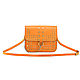 Women's leather bag 'Mariart' (orange). Classic Bag. Russian leather Guild. My Livemaster. Фото №5