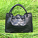 Order Crocodile VELVET bag. Exotic Workshop Python Fashion. Livemaster. . Classic Bag Фото №3