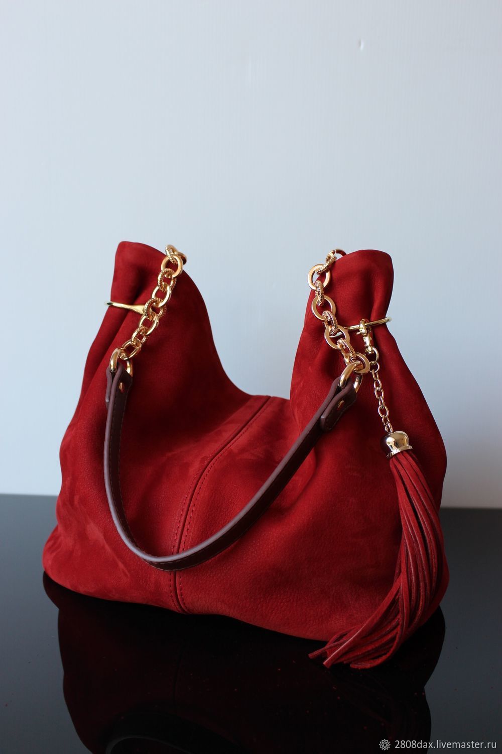 Granville Terracotta Red Suede Bag Online On Livemaster With Granville Terracotta Red Suede Bag Olga Sluxurycreation