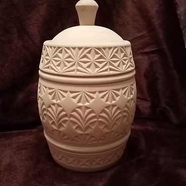 Посуда ручной работы. Ярмарка Мастеров - ручная работа Бочонок резной. Handmade.