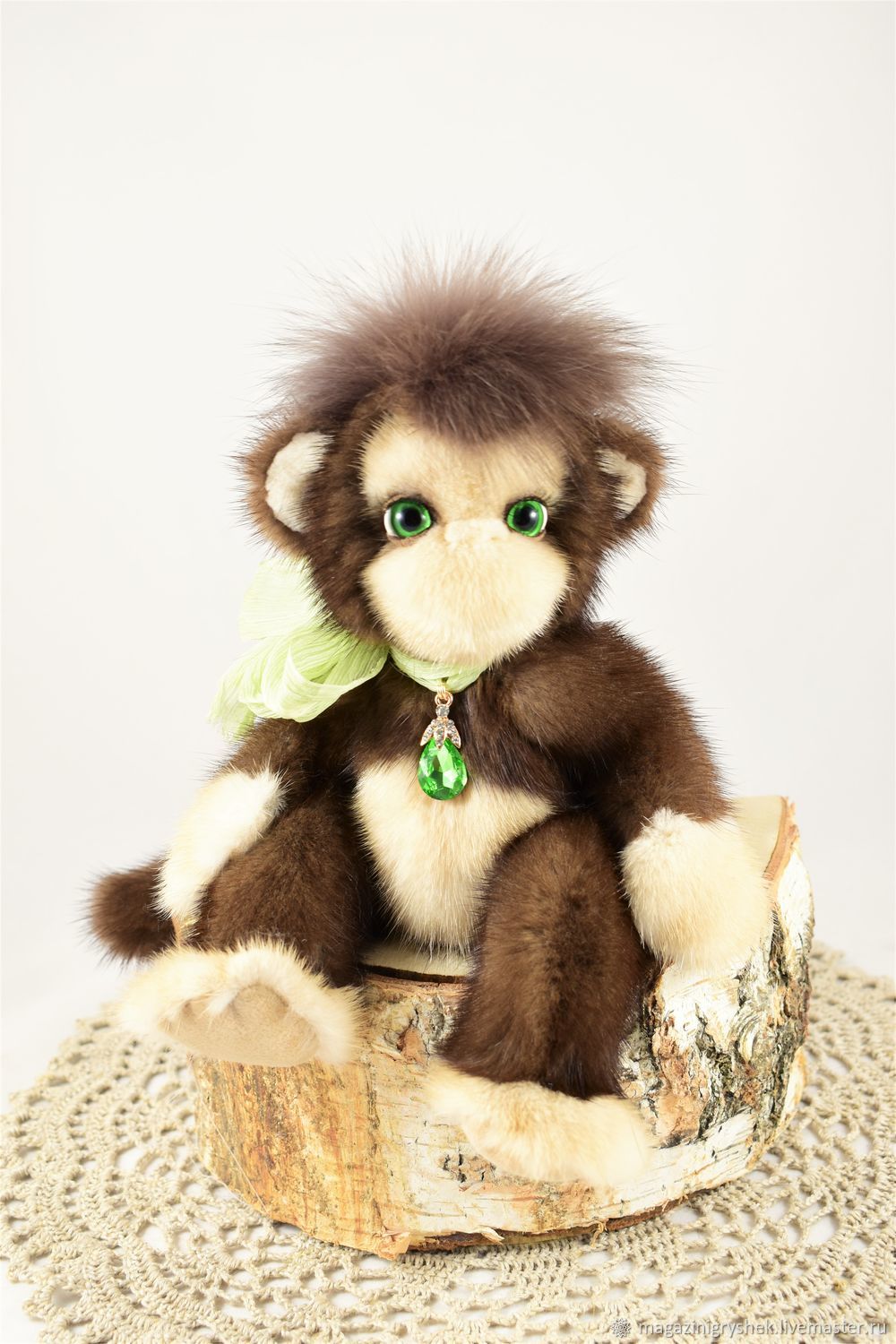 Обезьянка Сюзи . Игрушка из натурального меха – заказать на Ярмарке ...