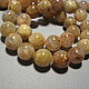 Rutilated quartz beads 10 mm, Beads1, Dolgoprudny,  Фото №1