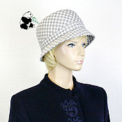 Аксессуары handmade. Livemaster - original item Stylish youth hat panama. 100% wool. Three colors.. Handmade.