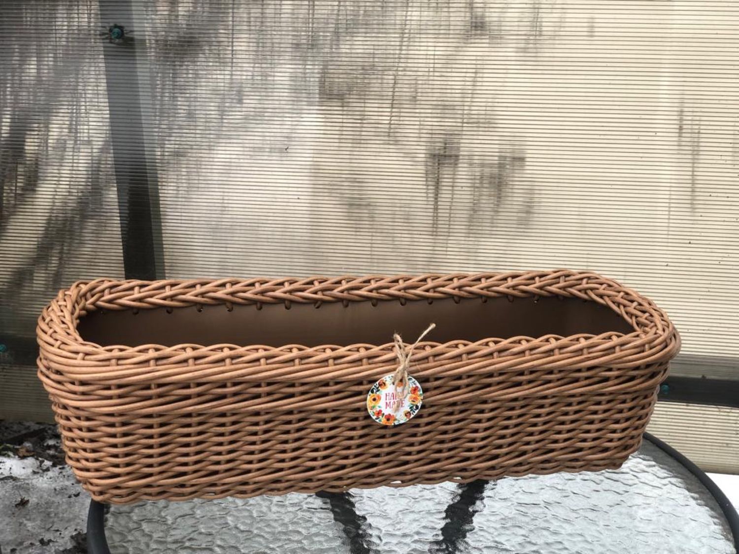 Кашпо ящик из искусственного ротанга 60 см в интернет-магазине Ярмарка ...