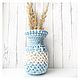 Vase for interior knitted, Vases, Orel,  Фото №1