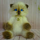 Сиамский котенок. Мягкие игрушки. Masterskaya handmade ✨O'Palchik✨. Ярмарка Мастеров.  Фото №4