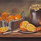 Картина Натюрморт с облепихой и мандаринами, Картины, Тюмень,  Фото №1