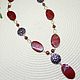 Beads 'Terracotta' Decoration on the neck. Jasper red. Beads2. Nikiforchuk Irina. Online shopping on My Livemaster.  Фото №2