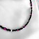 Черный чокер из бисера. Чокер с натуральным жемчугом. Чокер. STATEMENTS JEWELRY Only_you_byElena. Ярмарка Мастеров.  Фото №4