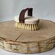 Brush for washing and massaging the body with a small strap (natural bristles), Washcloths, Vologda,  Фото №1