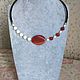 Choker necklace Carnelian and Agate. Necklace. Handmade Jewelry. My Livemaster. Фото №4