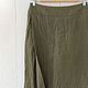 Order Designer pants with 100% linen skirt. etnoart (etnoart). Livemaster. . Pants Фото №3