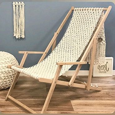 Дача и сад ручной работы. Ярмарка Мастеров - ручная работа Шезлонг. Handmade.