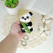 Куклы и игрушки handmade. Livemaster - original item Amigurumi dolls and toys: Panda. Knitted Panda.. Handmade.