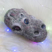 Для дома и интерьера handmade. Livemaster - original item Sculpture: Felted meteorite. Handmade.