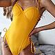 Купальник слитный женский с чашкой пуш-апп. Купальники. Bustladies (lingerie). Ярмарка Мастеров.  Фото №4