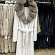 Шуба норковая Nafa с капюшоном из соболя. Шубы. Natali21Fur. Ярмарка Мастеров.  Фото №7