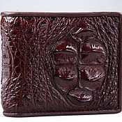Сумки и аксессуары handmade. Livemaster - original item Crocodile leather wallet, high capacity IMA0043K1. Handmade.