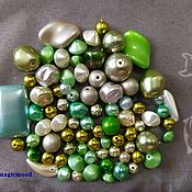 Материалы для творчества handmade. Livemaster - original item 20 gr Beads Czech Mi131 Green100 glass beads Preciosa. Handmade.