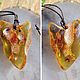 Order Amber. Pendant 'Blade' amber. Frollena II. Natural Baltic amber. Livemaster. . Pendants Фото №3