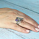 Earrings and ring Fantasy 925 sterling silver and amethysts. Jewelry Sets. Sunny Silver. My Livemaster. Фото №5