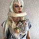  Felting wool of Course a Scarf - easy and fast. Scarves. SokMar. My Livemaster. Фото №4