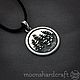 Silver pendant ' Magic of the forest', Pendants, Alexandrov,  Фото №1