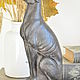 Order Brown hound dog figurine, dog figurine. Decor concrete Azov Garden. Livemaster. . Figurines Фото №3