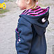 Order Raccoon sweatshirt for children with zipper, hoodie with ears. Lara (EnigmaStyle). Livemaster. . Sweatshirts and hoodies Фото №3