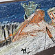 'Winter. Snowy' oil pastel painting (St. Petersburg). Pictures. Nadezda Perova. Online shopping on My Livemaster.  Фото №2