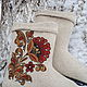 Boots 'Red poppy' . Felt boots. elenavolodi4eva (elenavolodi4eva). Online shopping on My Livemaster.  Фото №2