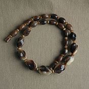 Винтаж handmade. Livemaster - original item Beads made of horn. Dark Twisted. England.. Handmade.