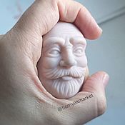 Материалы для творчества handmade. Livemaster - original item Mold faces Santa Claus. Handmade.