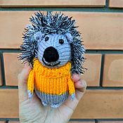 Сувениры и подарки handmade. Livemaster - original item a hedgehog in a yellow sweater, A hedgehog toy, A gift to the teacher, For teacher`s day. Handmade.