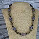 Necklace made of amethyst and smoky quartz. Necklace. Magic box. My Livemaster. Фото №6