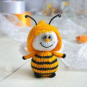 Куклы и игрушки handmade. Livemaster - original item Bee knitted. Handmade.