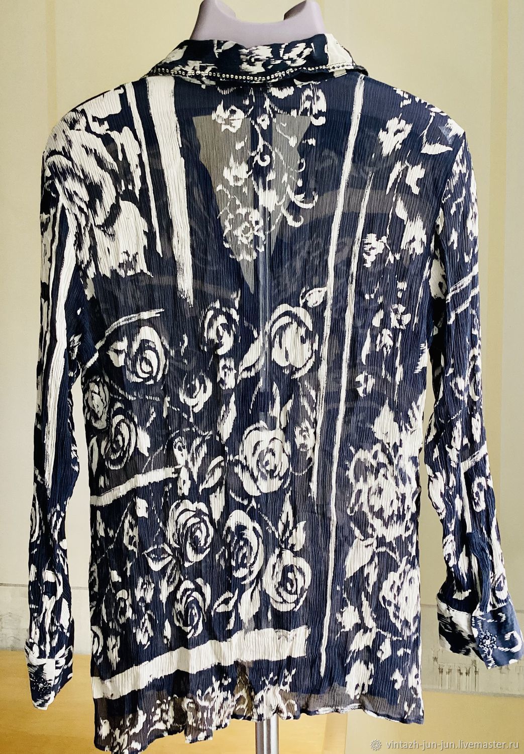 Винтаж: Блузка ELENA MIRO (Италия), шелк 100%. Люкс! Р. 48-50 купить в ...