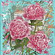 Napkins for decoupage carnations with letter flowers, Napkins for decoupage, Moscow,  Фото №1