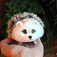 Order hedgehog wool medium size. handmade toys by Mari. Livemaster. . Miniature figurines Фото №3
