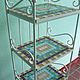 Racks: Wrought iron bookcase with mosaic 'Marsala'. Shelving. Marjana. My Livemaster. Фото №6