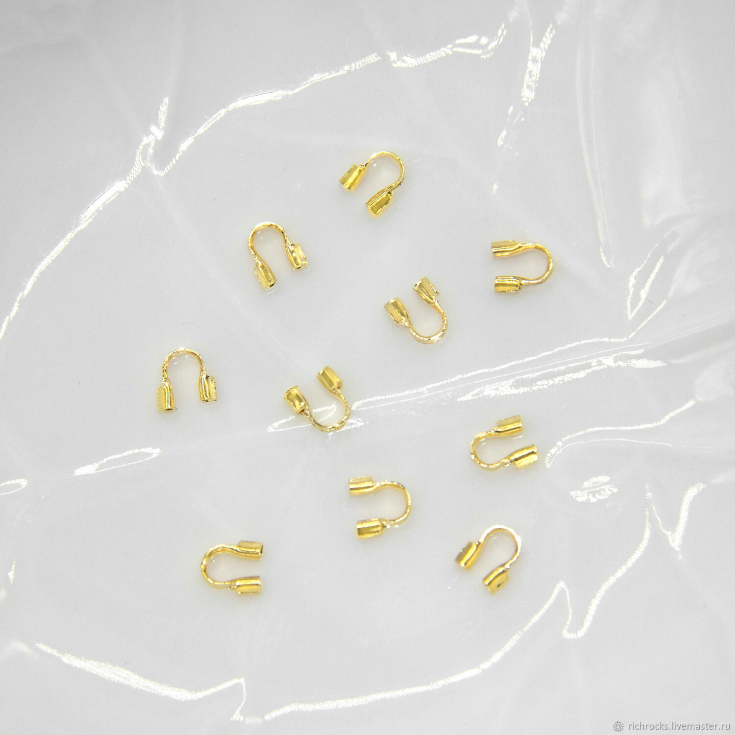 Протектор для тросика, золотистый, 5 мм, 10 шт, 0.1.Е6 купить в ...
