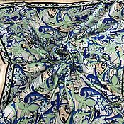 Льняная юбка «Бокалы» из ткани D&G