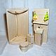 Order Shower (shower stall) for a doll. Lamy-mammy (furniture for dolls). Livemaster. . Doll furniture Фото №3