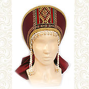 Русский стиль handmade. Livemaster - original item Headwear Marfa. Handmade.