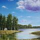 Картина маслом " Озеро Вуокса", Картины, Бирюсинск,  Фото №1
