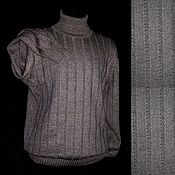 Мужская одежда handmade. Livemaster - original item Knitted from flax.Sweater for men 