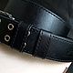 Men leather belt for jeans. Straps. Marik Leather Craft. My Livemaster. Фото №5