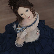 Интерьерная кукла: Авторская кукла из флюмо Ангел Ангелёнушка Любовь