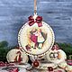 Christmas toys ' Waiting for a miracle'. Christmas decorations. IraStepArtDecoupage. My Livemaster. Фото №4